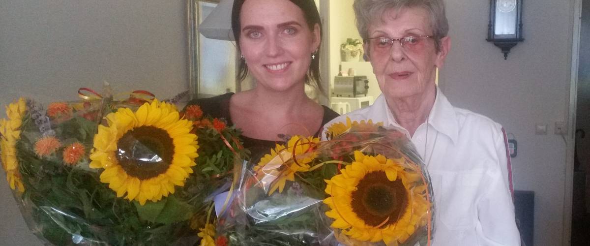 In het zonnetje gezet door wethouder Grauss