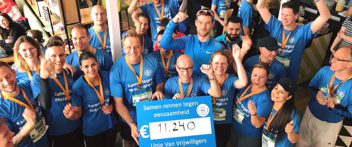 € 11.240 voor ‘Samen rennen tegen eenzaamheid’